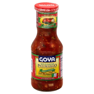 Goya Salsa Pico de Gallo Mild Jar - 17.6 Oz