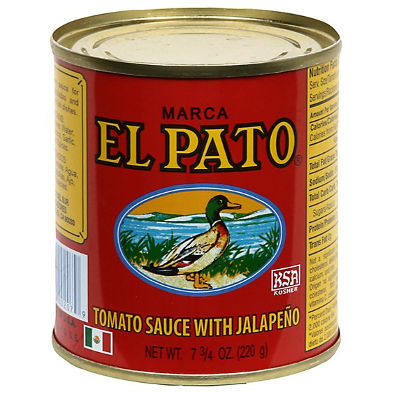 El Pato Tomato Sauce with Jalapeno Can - 7.75 Oz