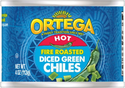 Ortega Fire Roasted Diced Green Chiles - 4 Oz - Image 2