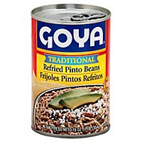 Goya Beans Pinto Refried Traditional - 16 Oz - Image 1