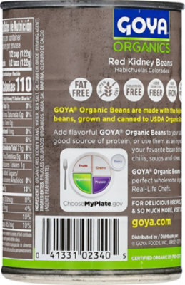 Goya Beans Kidney Red Can - 15.5 Oz - Image 5