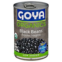 Goya Beans Organic Black Can - 15.5 Oz - Image 1