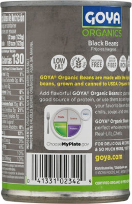 Goya Beans Organic Black Can - 15.5 Oz - Image 6