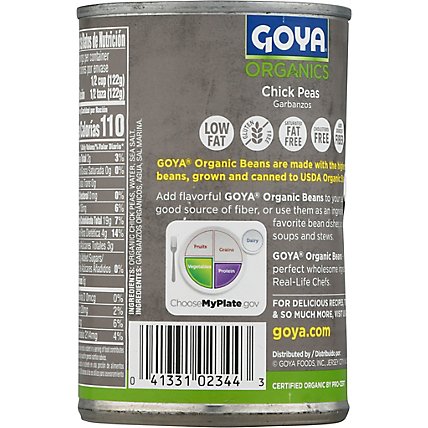 Goya Peas Chick Garbanzos Can - 15.5 Oz - Image 6