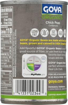 Goya Peas Chick Garbanzos Can - 15.5 Oz - Image 6