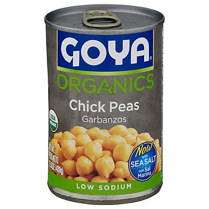 Goya Peas Chick Garbanzos Can - 15.5 Oz - Image 2