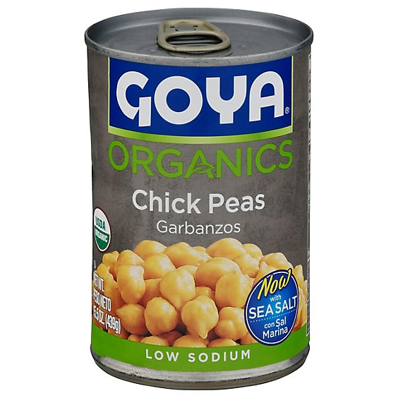 Goya Peas Chick Garbanzos Can - 15.5 Oz