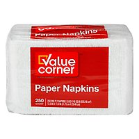 Value Corner Napkins 1-Ply Wrapper - 200 Count - Image 3