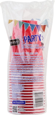 Signature SELECT Cups Plastic Party Red 18 Ounces - 20 Count - Image 5