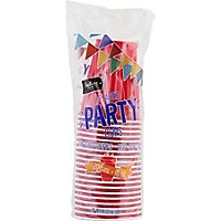 Signature SELECT Cups Plastic Party Red 18 Ounces - 20 Count - Image 2