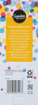 Signature SELECT 7 3/4 Inch Flexible Party Straws Long Box - 100 Count - Image 4