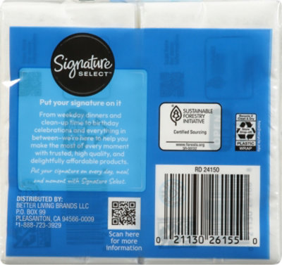 Signature SELECT Facial Tissue Softly 2 Ply Pack - 8-15 Count - Image 3