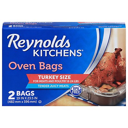 Reynolds Kitchen Oven Bags Turkey Size - 2 Count - Image 1