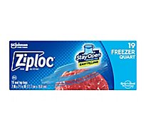 Ziploc Brand Freezer Bags Quart With Grip N Seal Technology - 19 Count