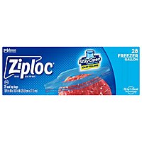 Ziploc Brand Freezer Bags Gallon With Grip N Seal Technology - 28 Count - Image 2