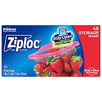 Ziploc Brand Storage Bags Quart With Grip N Seal Technology - 48 Count - Image 2