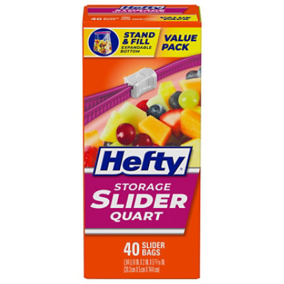 Hefty Storage Slider Bags