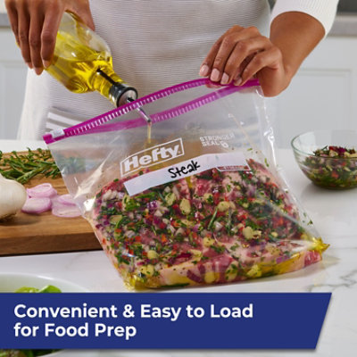 Hefty Storage Slider Bags Gallon - 30 Count - Image 2