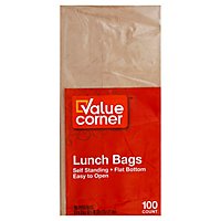 Value Corner Bags Lunch Self Standing - 100 Count - Image 1