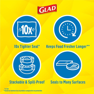 Glad Press'n Seal Plastic Food Wrap 70 Square Foot Roll - Image 4