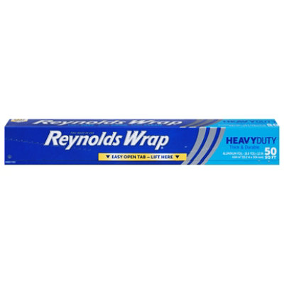 Reynolds Wrap 18 HEAVY DUTY ALUMINUM FOIL 150 Sq Ft/Roll, 2 Rolls Free  Shipping