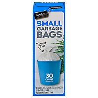 Signature SELECT Garbage Bags Small 4 Gallon - 30 Count - Image 3