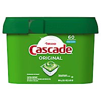 Cascade Original ActionPacs Tabs Fresh Scent Dishwasher Detergent Pods - 60 Count - Image 2
