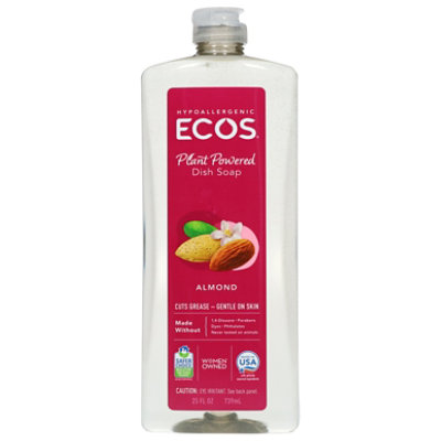 ECOS Dishmate Dish Liquid Almond Bottle - 25 Fl. Oz. - Image 3