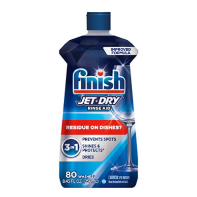 Finish Jet Dry Rinse Aid Dishwasher Rinse Agent and Drying Agent - 8.45 Oz - Image 2