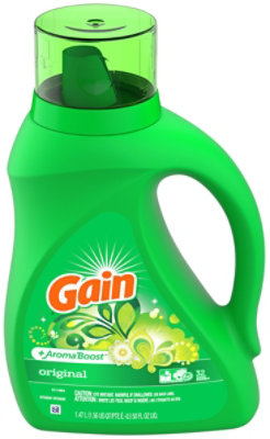 Gain Plus Aroma Boost Laundry Detergent Liquid Original - 50 Fl. Oz. - Image 2