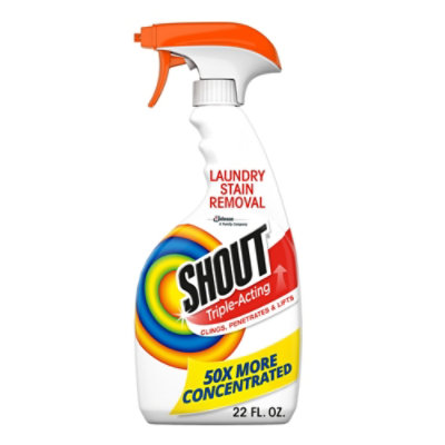 Shout Triple Acting Laundry Stain Remover Spray - 22 Oz - Image 2