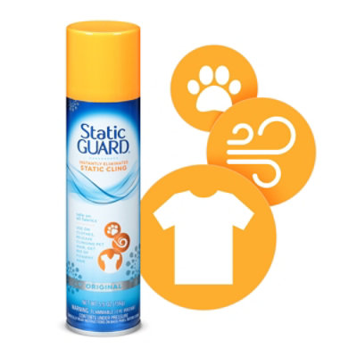 Static Guard Static Cling Eliminator Aerosol - 5.5 Oz - Image 1