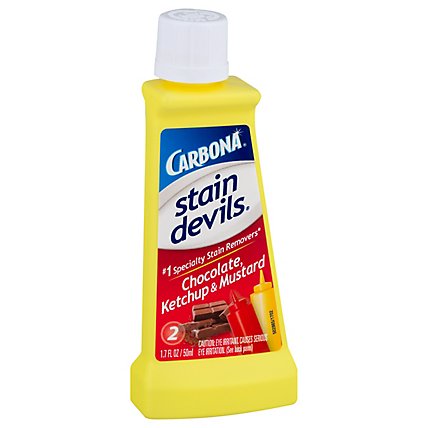 Carbona Stain Devils Stain Remover Chocolate Ketchup & Mustard Bottle - 1.7 Fl. Oz. - Image 1