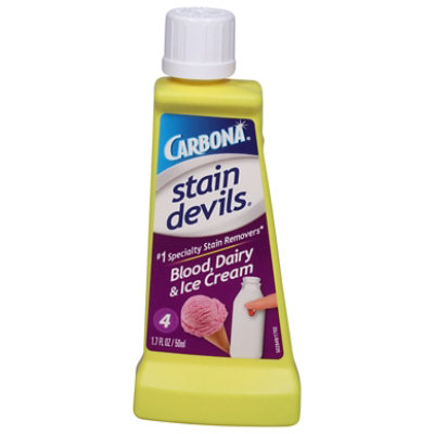 Carbona Stain Devils Stain Remover Blood Dairy & Ice Cream Bottle - 1.7 Fl. Oz. - Image 3