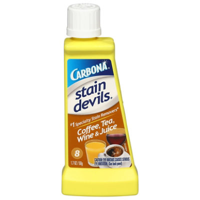 Carbona Stain Devils Stain Remover Coffee Tea Wine & Juice Bottle - 1.7 Fl. Oz. - Image 3