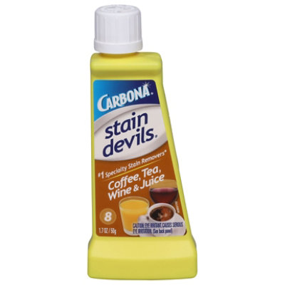 Carbona Stain Devils Stain Remover Coffee Tea Wine & Juice Bottle - 1.7 Fl. Oz.