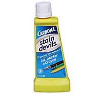 Carbona Stain Devils Stain Remover Ink Marker & Crayon Bottle - 1.7 Fl. Oz.