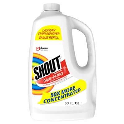 Shout Triple Acting Laundry Stain Remover Refill - 60 Oz - Image 2