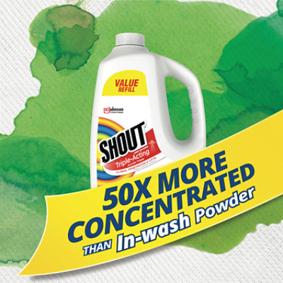 Shout Triple Acting Laundry Stain Remover Refill - 60 Oz - Image 5