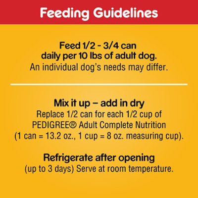 Pedigree Choice Cuts In Gravy Beef Flavor Adult Canned Soft Wet Dog Food - 13.2 Oz - Image 3