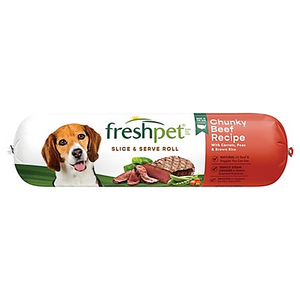 Freshpet Select Dog Food Chunky Beef Recipe Wrapper - 1.5 Lb - Image 2