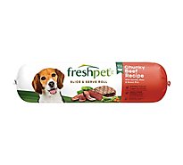 Freshpet Select Dog Food Chunky Beef Recipe Wrapper - 1.5 Lb