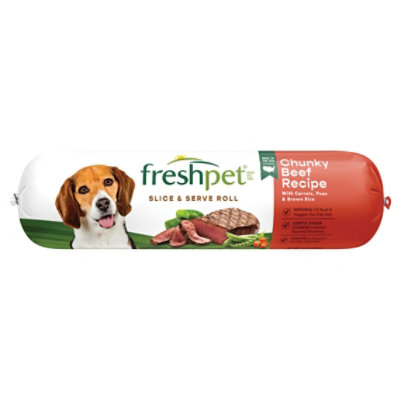 Freshpet Select Dog Food Chunky Beef Recipe Wrapper - 1.5 Lb