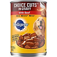 Pedigree Choice Cuts In Gravy Adult Wet Dog Food With Beef - 22 Oz - Image 1