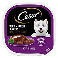 Cesar Filet Mignon Loaf Adult Wet Dog Food - 3.5 Oz - Image 1