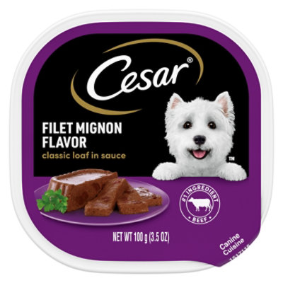 Cesar Filet Mignon Loaf Adult Wet Dog Food - 3.5 Oz