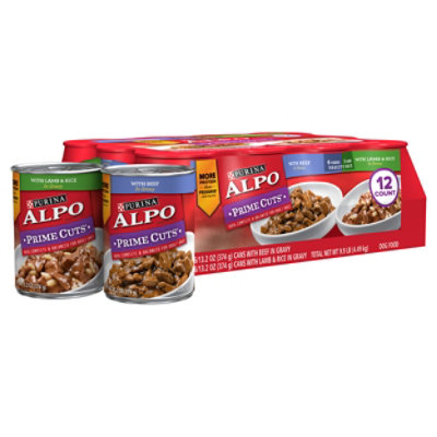 Alpo Prime Cuts Dog Food Wet Beef 12 13.2 Oz Haggen