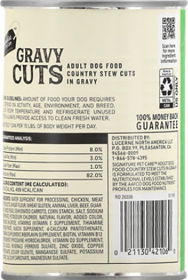 Signature Pet Care Dog Food Gravy Cuts Adult Country Stew Cuts In Gravy Can - 22 Oz - Image 6