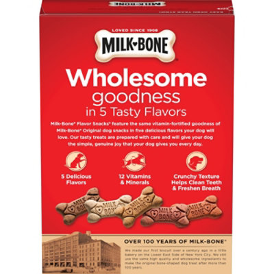 Milk-Bone Flavor Snacks Dog Snacks For All Sizes Small 5 Meaty Flavors Box - 24 Oz - Image 5