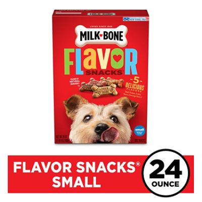 Milk-Bone Flavor Snacks Dog Snacks For All Sizes Small 5 Meaty Flavors Box - 24 Oz - Image 1